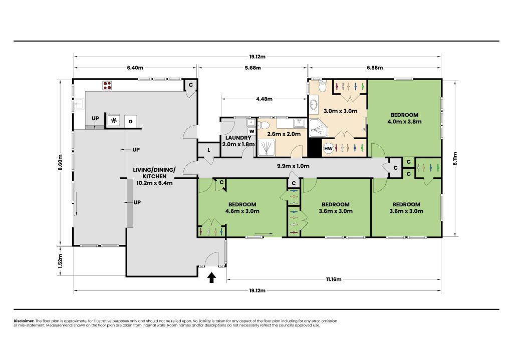 UH 168 Floor Plan