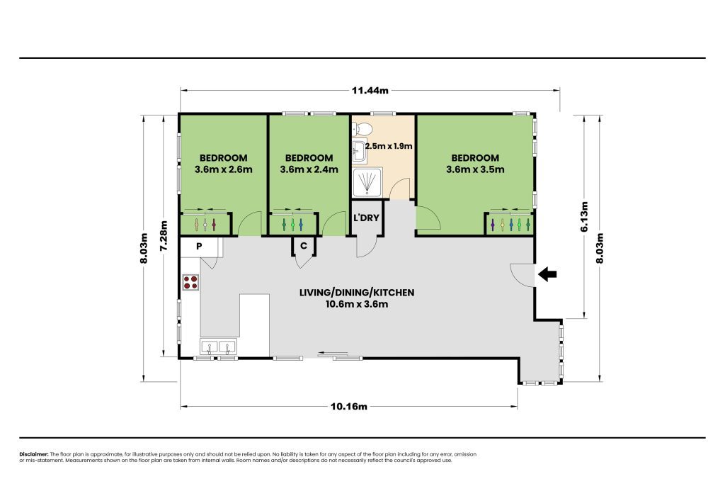 UH 167 Floor Plan