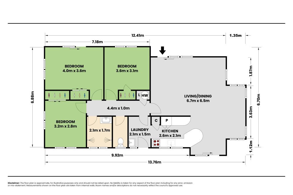 UH 169 Floor Plan
